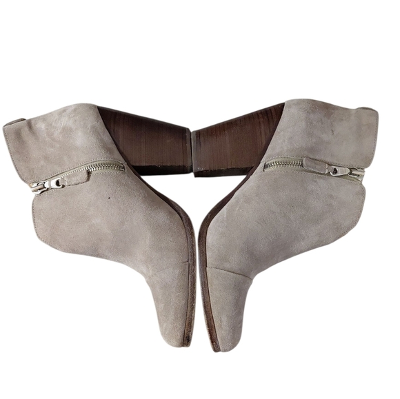 RAG & BONE Margot Ankle Boots Tan Suede Heeled Booties Size 9 EU 39 - Picture 2 of 12